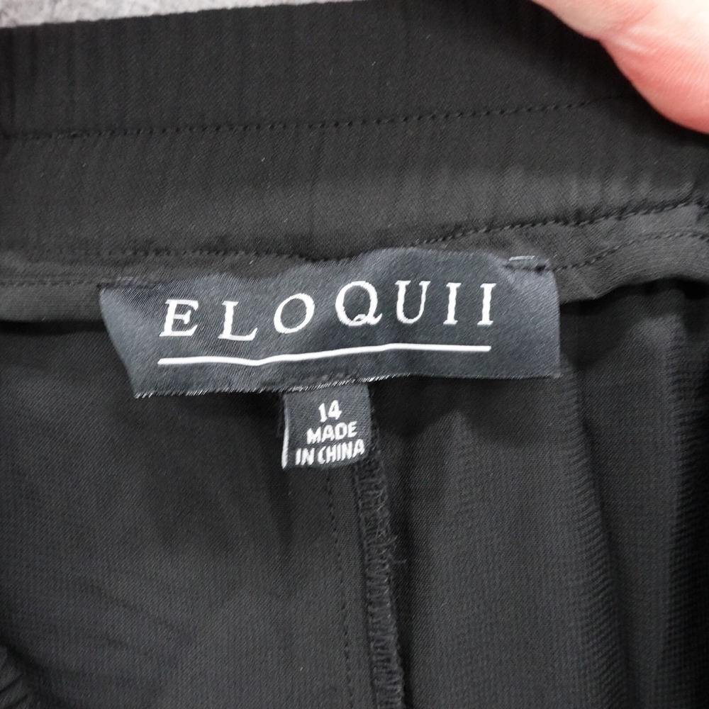 Eloquii Black Wide Leg Pants - Picture 5 of 15